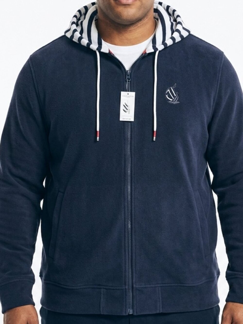 Nautica 35th Anniversary Limited Edition Navy Zip-Up Hoodie Jacket
